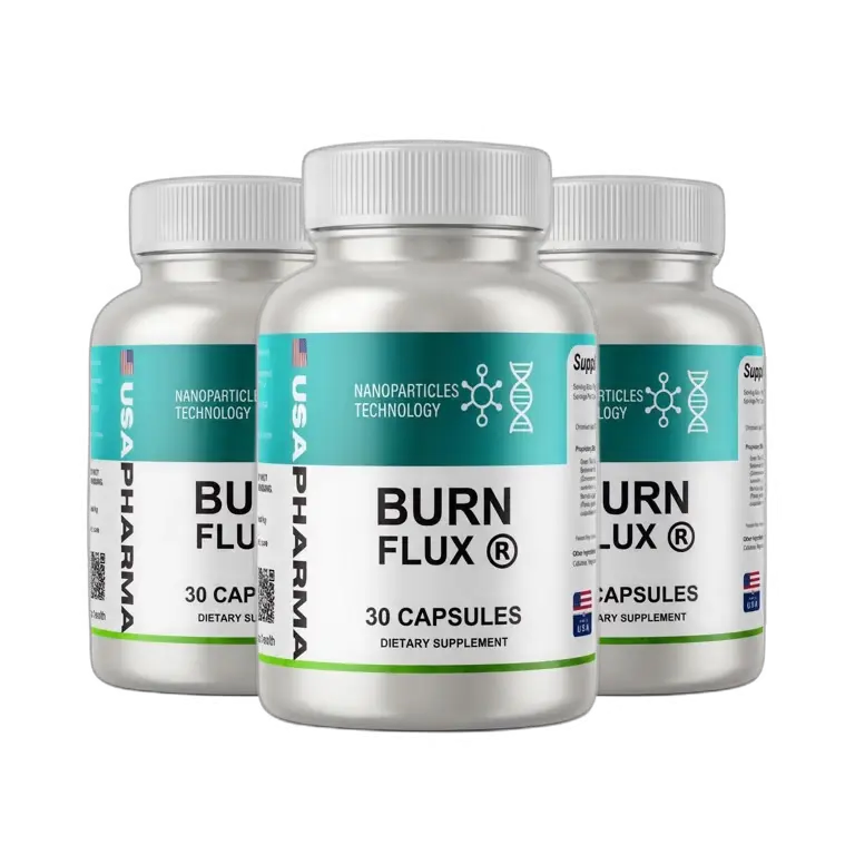 BURNFLUX 3 bottles: 90 day supply