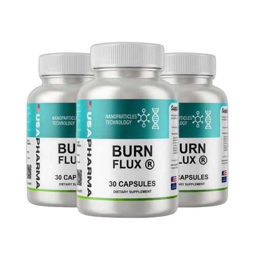 BURNFLUX thermogenic supplement bottles